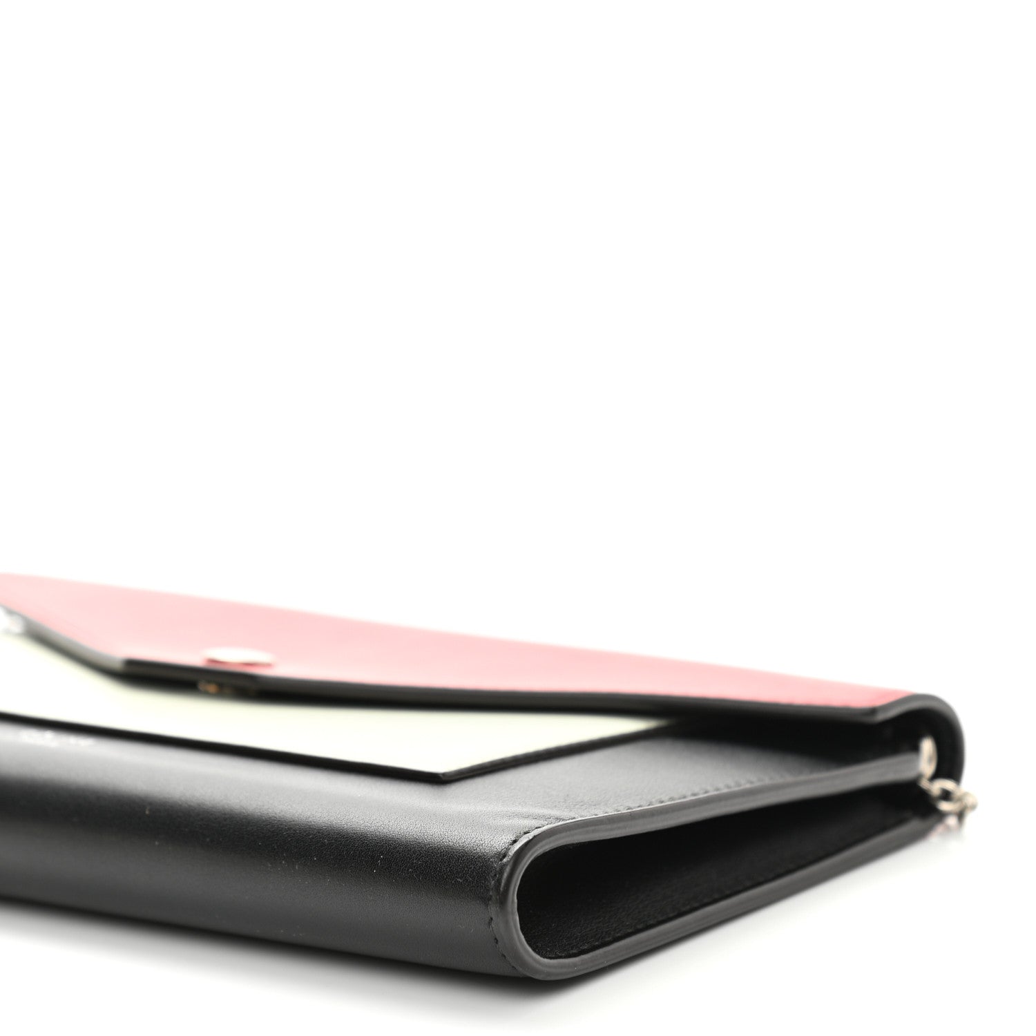 Celine Shiny Calfskin Clutch on a Chain Multicolor 9 of 11