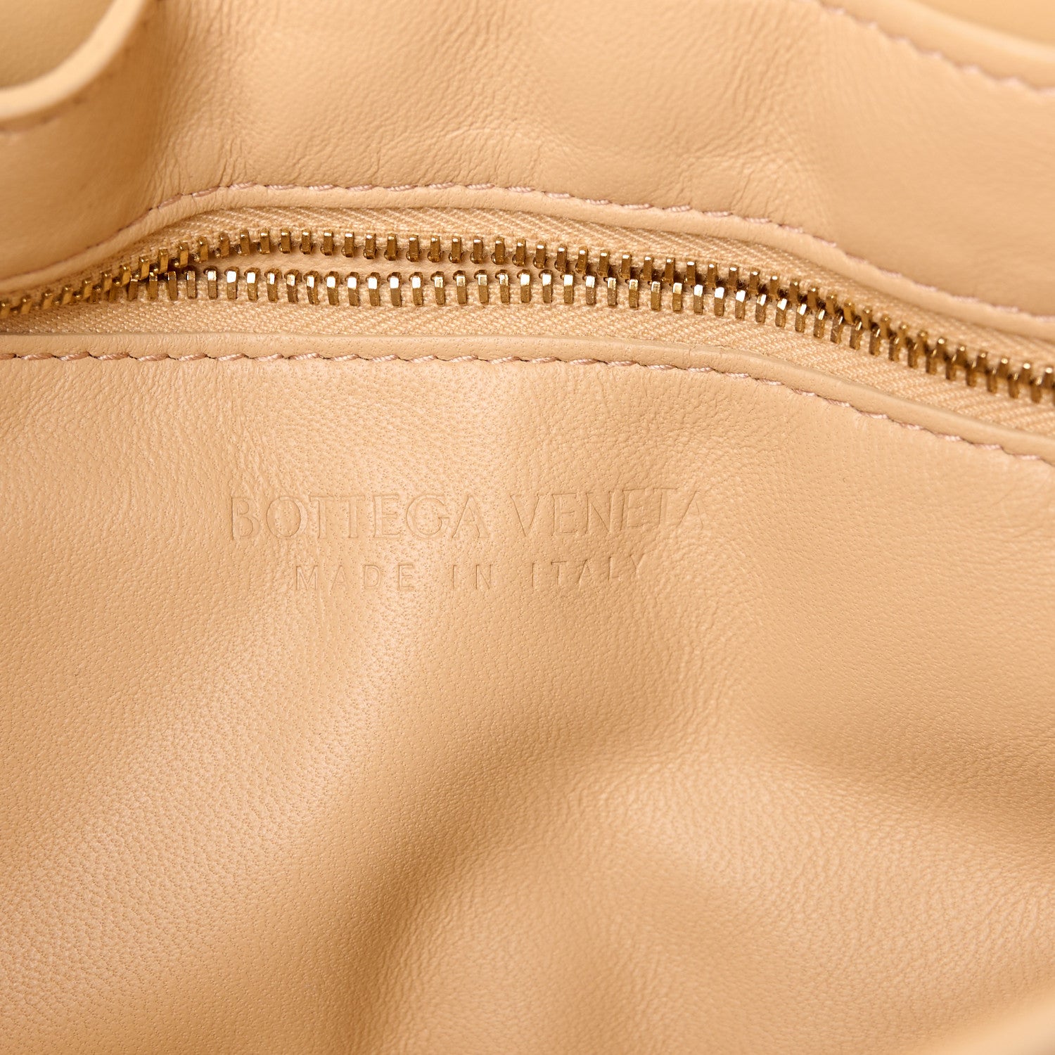 Bottega Veneta Lambskin Maxi Intreccio Padded Chain Cassette Crossbody Bag Almond 7 of 14