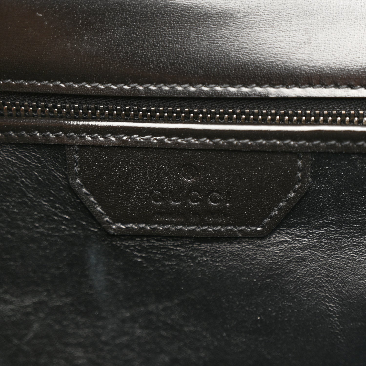 Gucci Boarded Dyana Lux Calfskin Web Monochrome Medium Bamboo 1947 Top Handle Bag Black 6 of 19