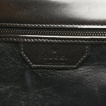 Gucci Boarded Dyana Lux Calfskin Web Monochrome Medium Bamboo 1947 Top Handle Bag Black 6 of 19
