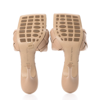 Bottega Veneta Nappa Maxi Intrecciato Lido Mule Sandals 39.5 Cipria 6 of 10
