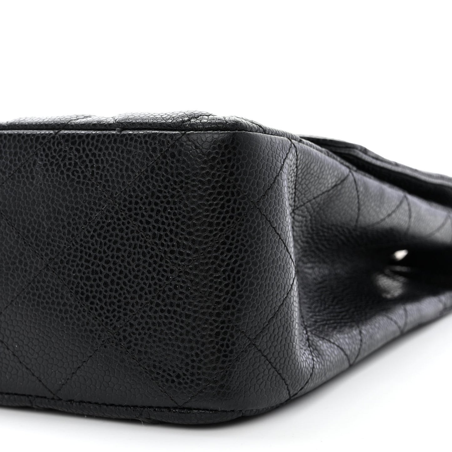 Caviar Quilted Jumbo Single Flap Black