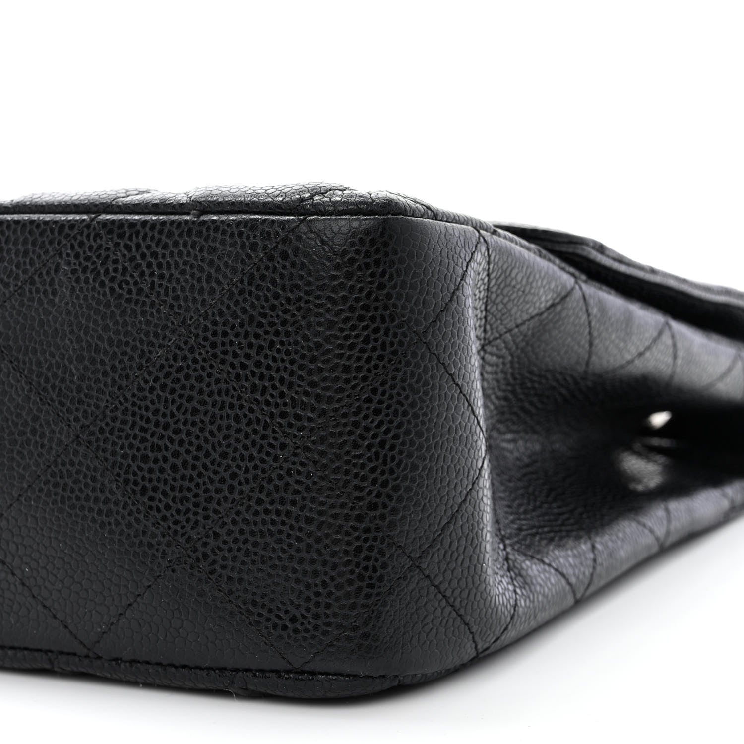 Chanel Caviar Quilted Jumbo Single Flap Black 11 of 11
