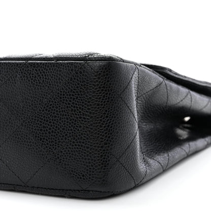 Chanel Caviar Quilted Jumbo Single Flap Black 11 of 11