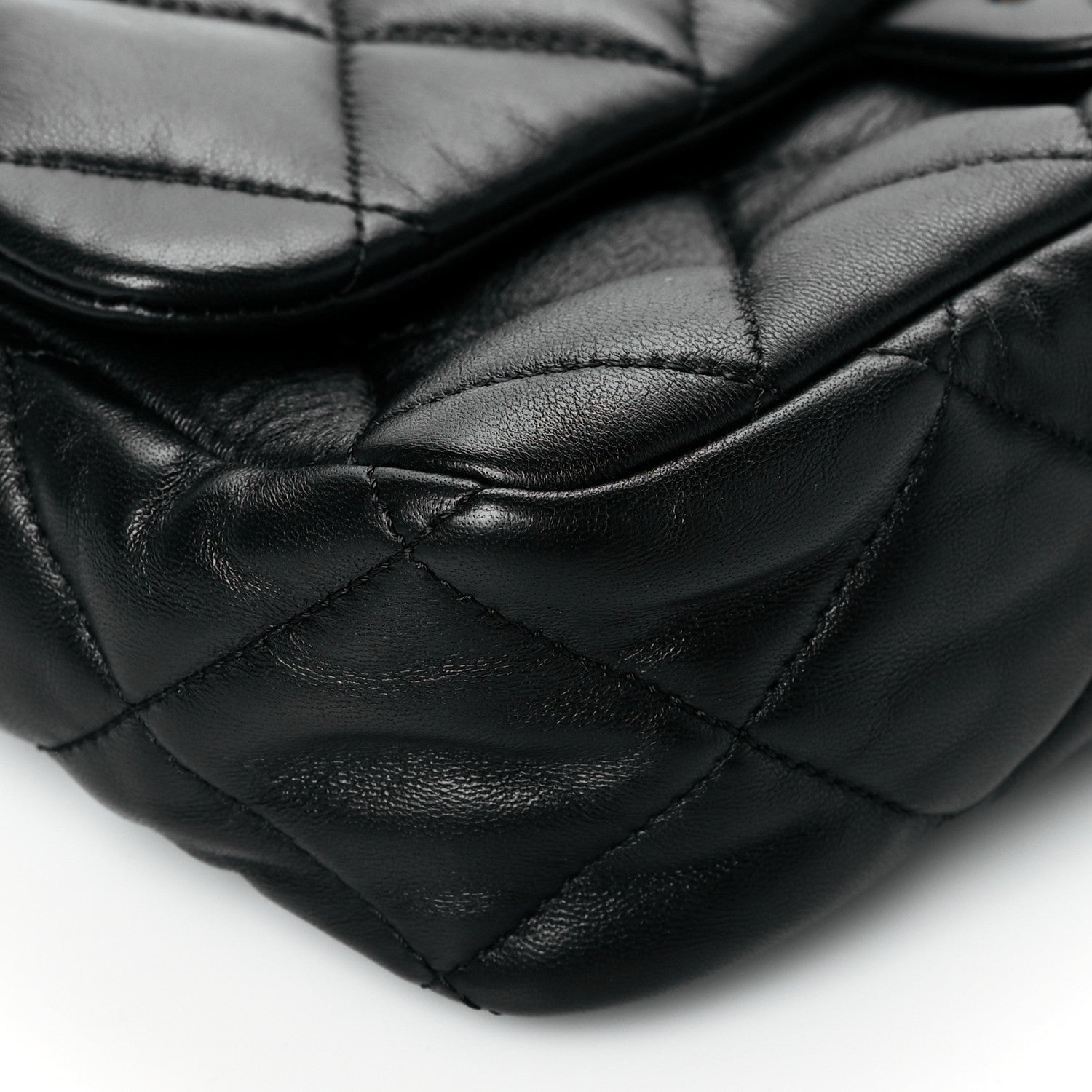 Chanel Lambskin Quilted Large CC Funky Town Flap Black 9 of 10