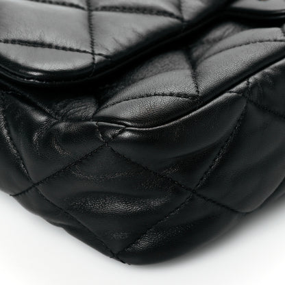 Chanel Lambskin Quilted Large CC Funky Town Flap Black 9 of 10