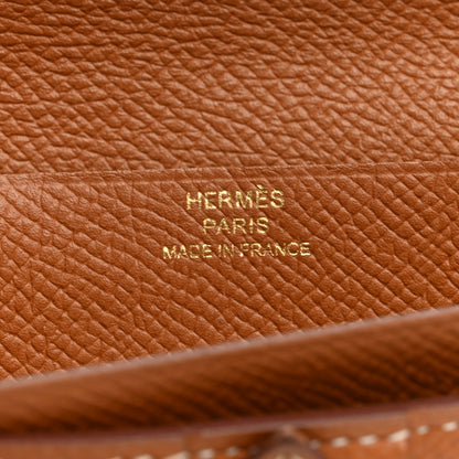Hermes Epsom Bearn Gusset Wallet Gold 6 of 9
