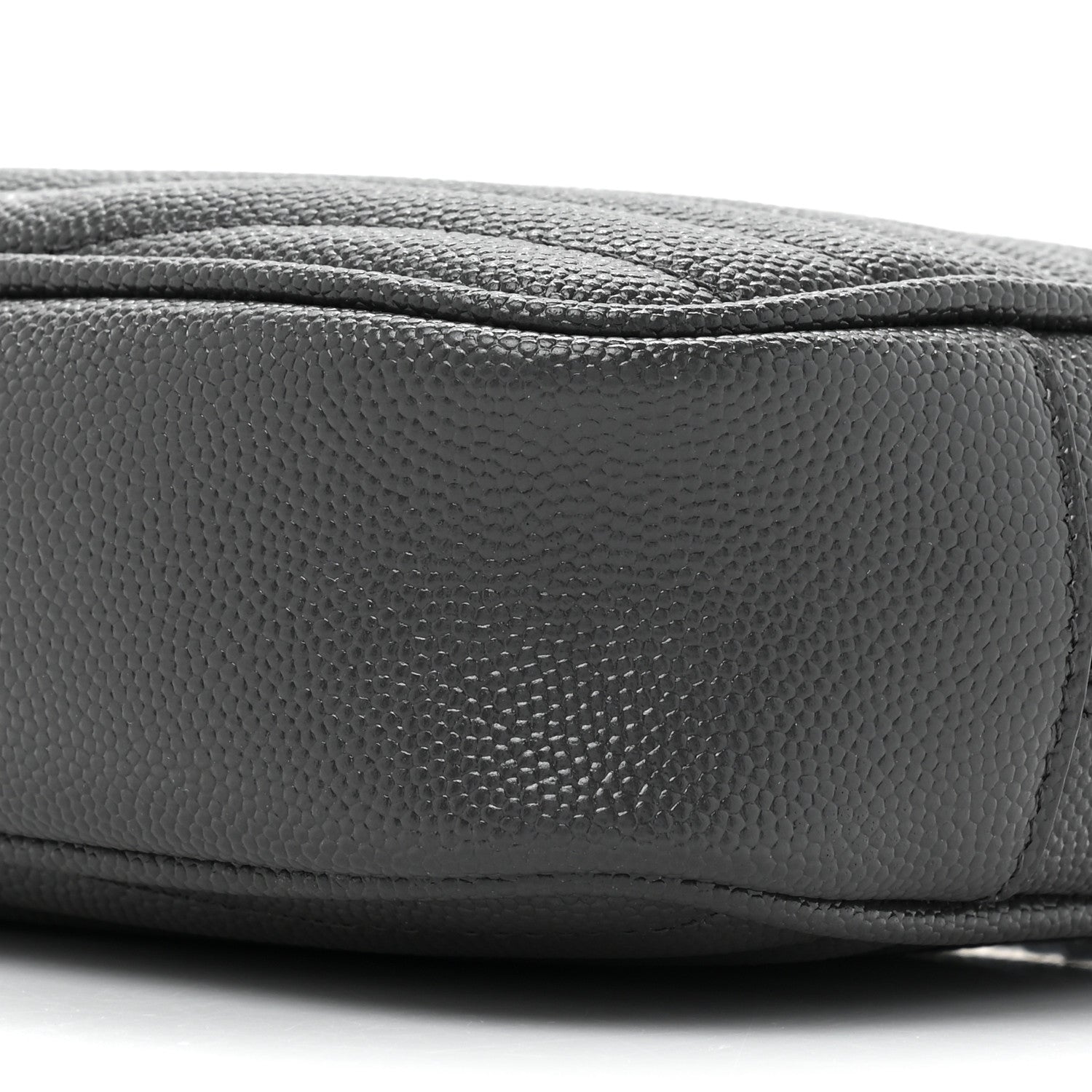 Saint Laurent Grain De Poudre Matelasse Monogram Mini Lou Camera Bag Asphalt 8 of 10