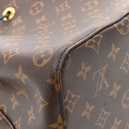 Louis Vuitton Monogram Neonoe MM Black Black 12 of 13