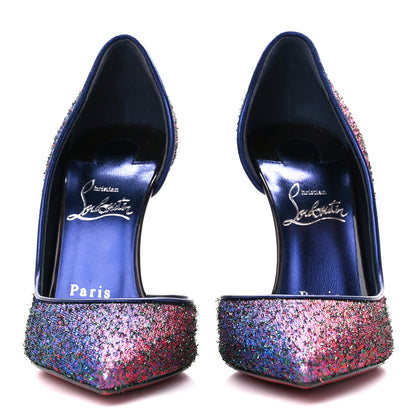 Christian Louboutin Starlight Lurex Iriza 100 Pumps 37.5 Multicolor By Night 2 of 7