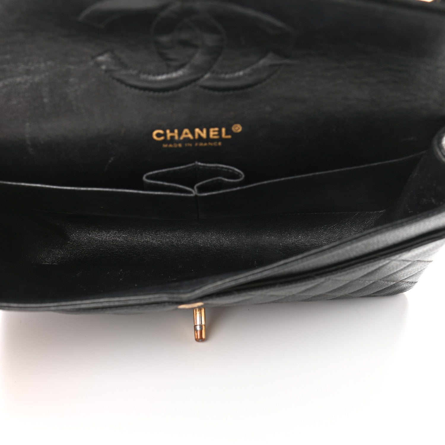 Chanel Caviar Quilted Medium Double Flap Black 5 of 17