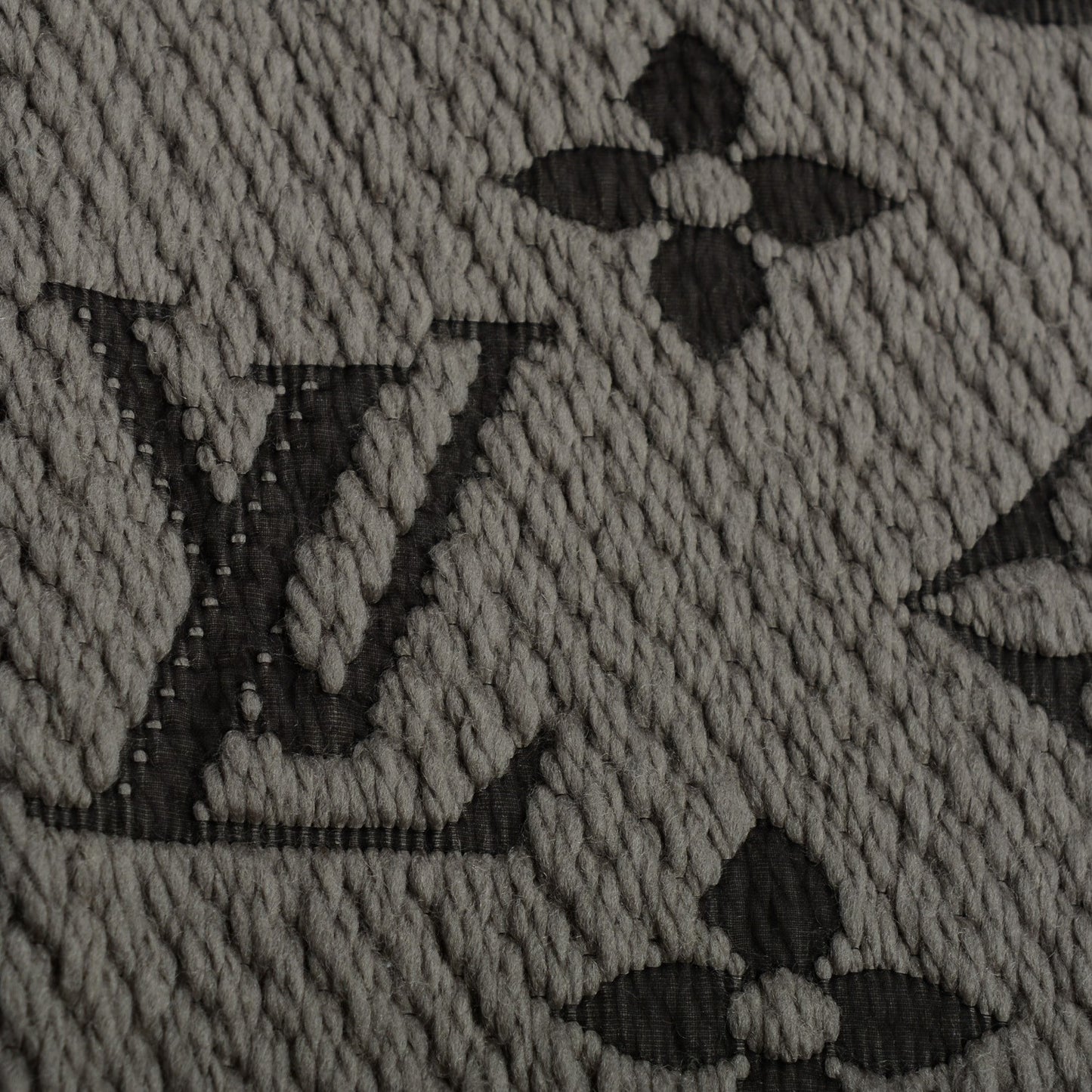 Wool Silk Logomania Scarf Verone