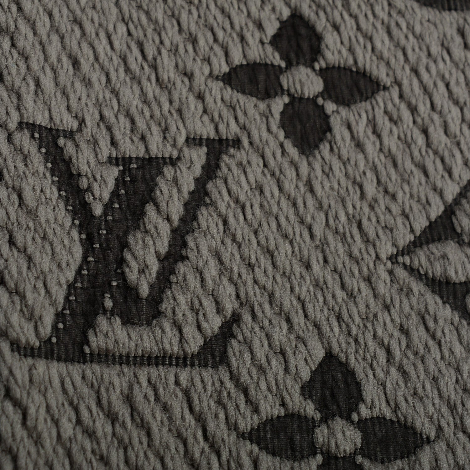 Louis Vuitton Wool Silk Logomania Scarf Verone 5 of 5