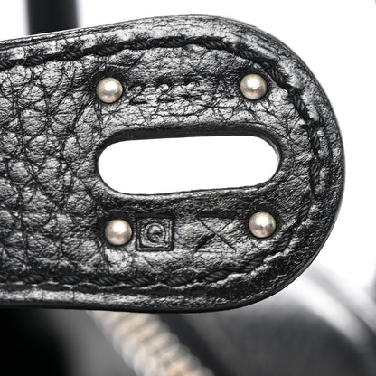 Hermes Taurillon Clemence Lindy 30 Black 7 of 10