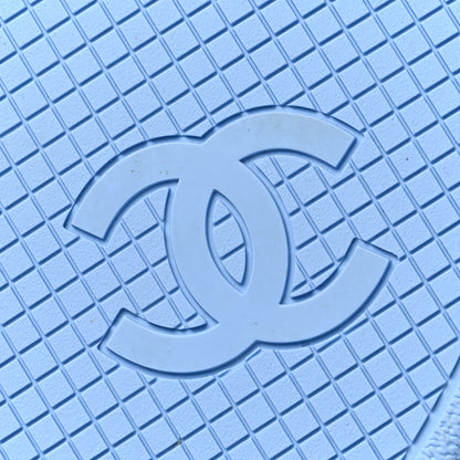 Chanel Calfskin Mens Sneakers 46 Navy 7 of 9