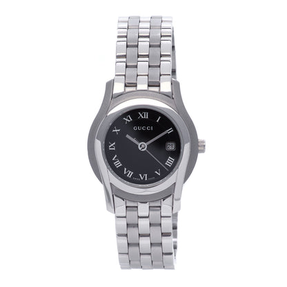 Gucci Stainless Steel 27mm 5500L Quartz Watch Black 1 of 6
