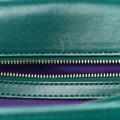 Bulgari Calfskin Serpenti Forever Shoulder Bag Emerald Green 11 of 19