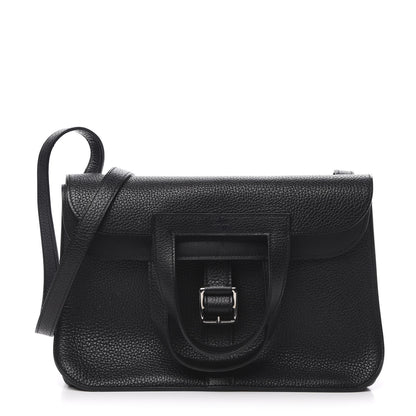 Hermes Taurillon Clemence Halzan 31 GM Black 1 of 12