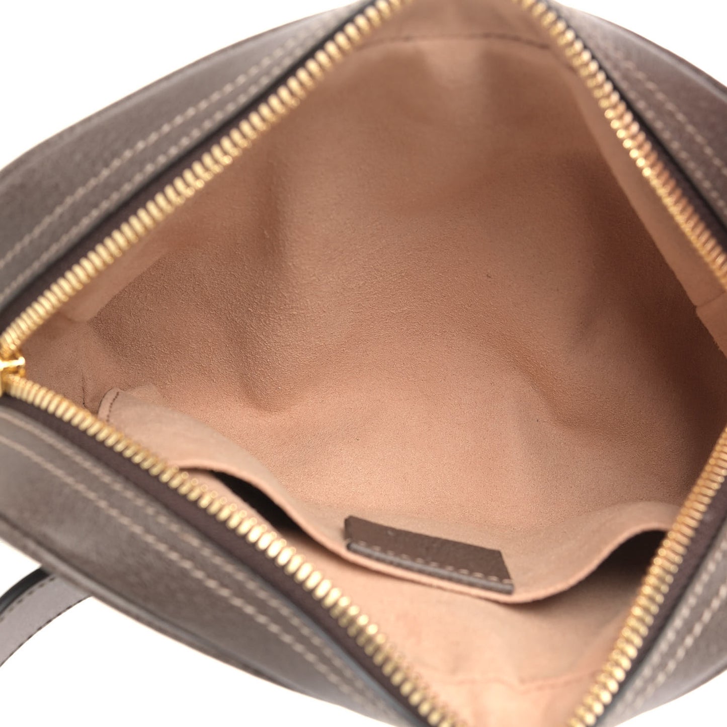 GG Supreme Monogram Web Small Ophidia Belt Bag 85 34 Dark Brown