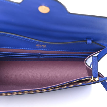 Versace Vitello Medusa Clutch Bag Blue 4 of 4
