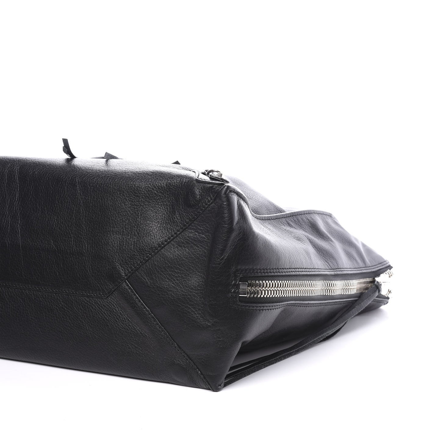 Supple Calfskin Papier A4 Tote Black