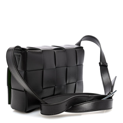 Bottega Veneta Lambskin Maxi Intrecciato Cassette Crossbody Bag Fondant Avocado 3 of 9