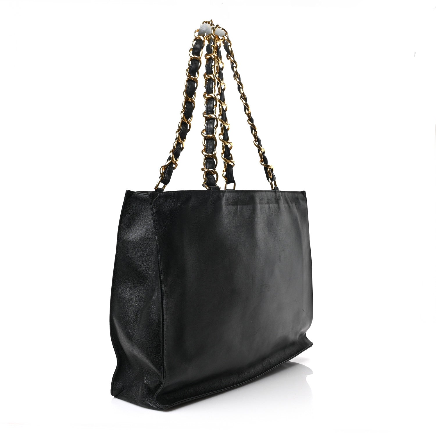 Chanel Lambskin Jumbo CC Shoulder Bag Black 4 of 19
