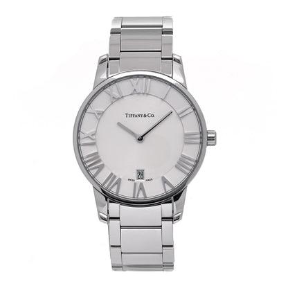 Tiffany Stainless Steel 37mm Atlas 2-Hand Quartz Watch 1 of 5