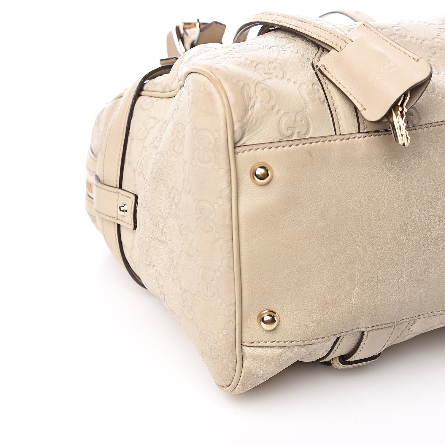 Gucci Guccissima 85th Anniversary Large Boston White 8 of 11