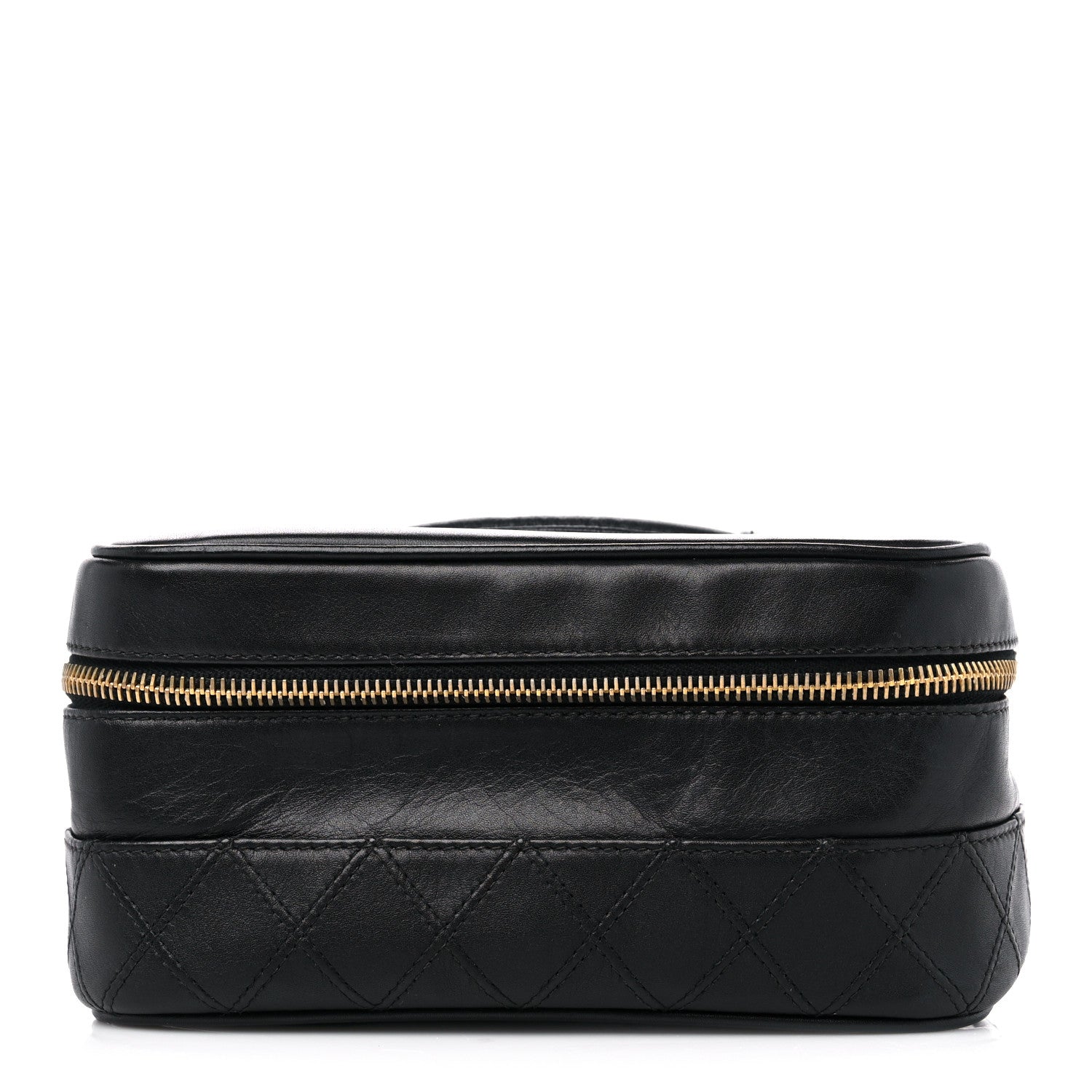Chanel Lambskin Vanity Cosmetic Case Black 1 of 9