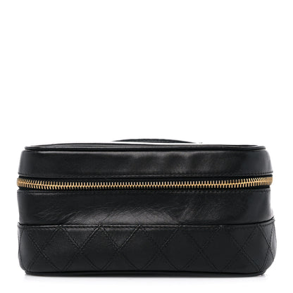Chanel Lambskin Vanity Cosmetic Case Black 1 of 9