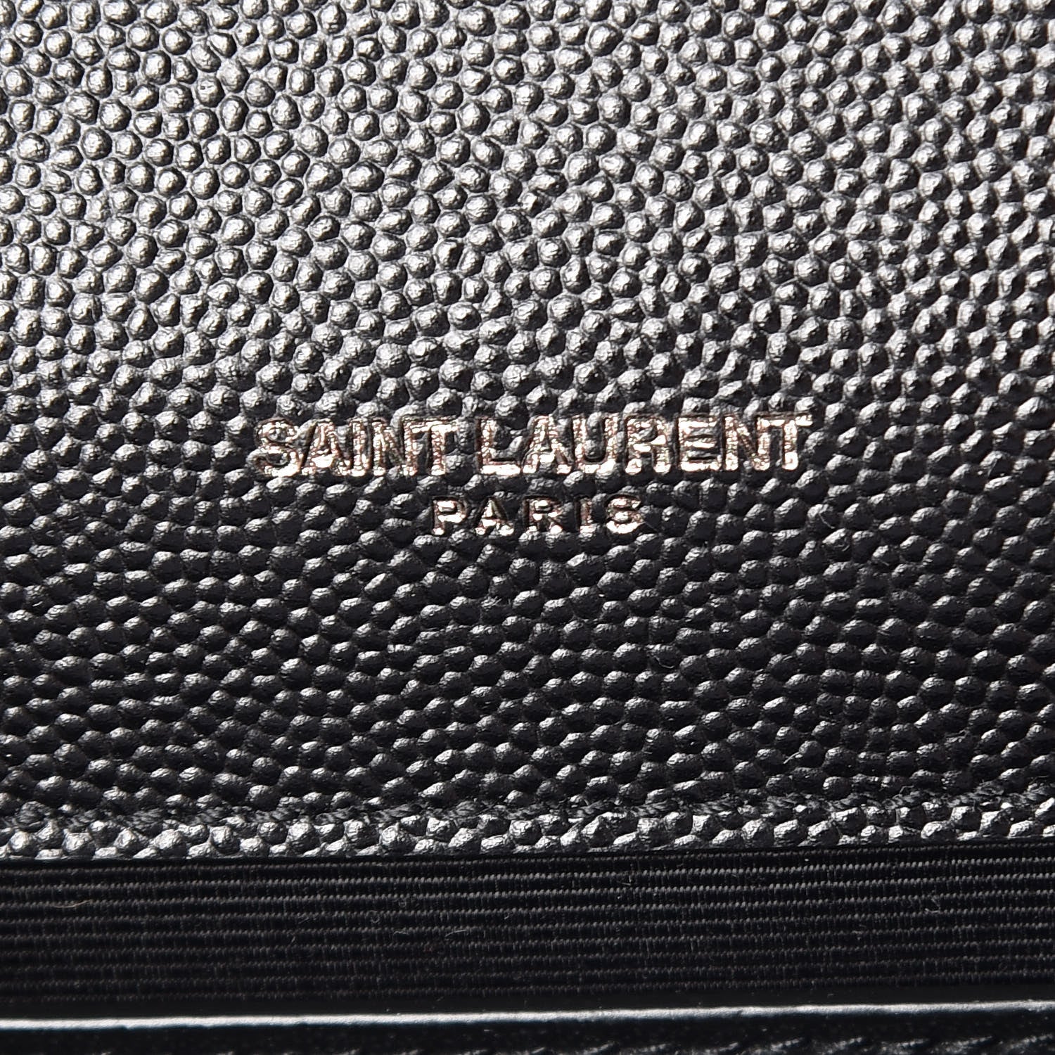 Saint Laurent Grain De Poudre Small Monogram Kate Satchel Black 9 of 9