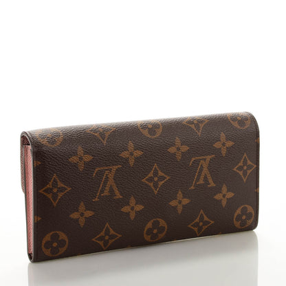 Louis Vuitton Monogram Emilie Wallet Rose Ballerine 3 of 7