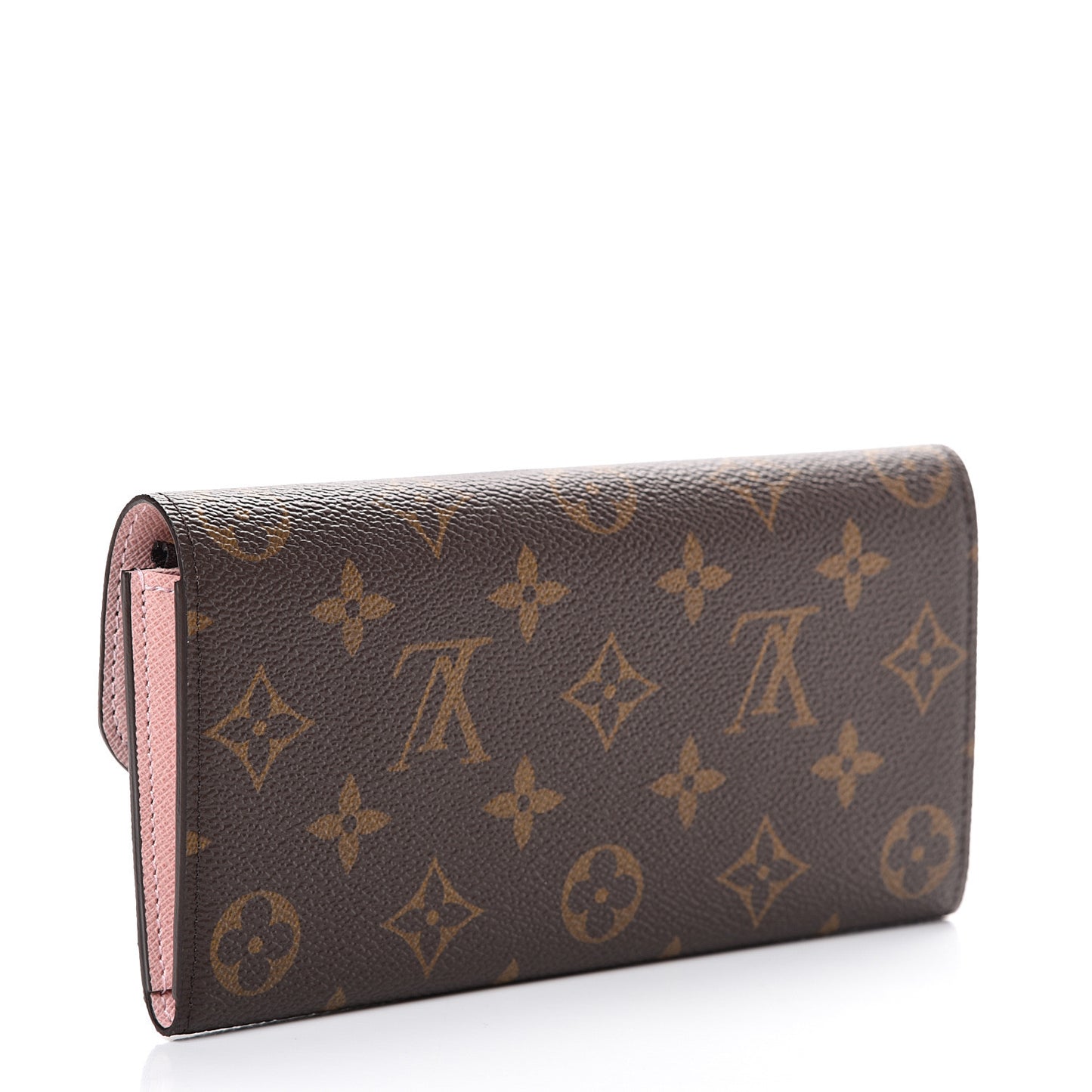 Monogram Emilie Wallet Rose Ballerine