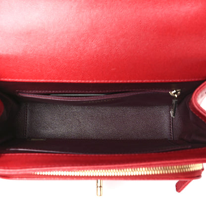 Chanel Caviar Quilted Medium Business Affinity Flap Red 5 of 9