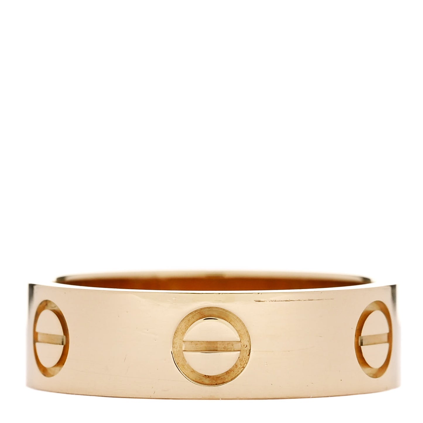 18K Yellow Gold 5.5mm LOVE Ring 53 6.5