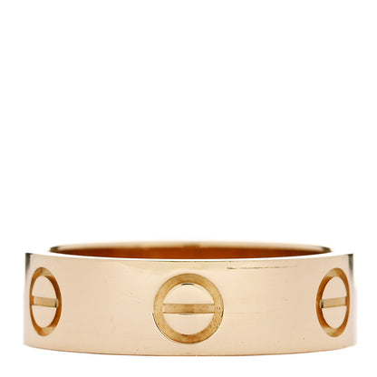 Cartier 18K Yellow Gold 5.5mm LOVE Ring 53 6.5 1 of 4