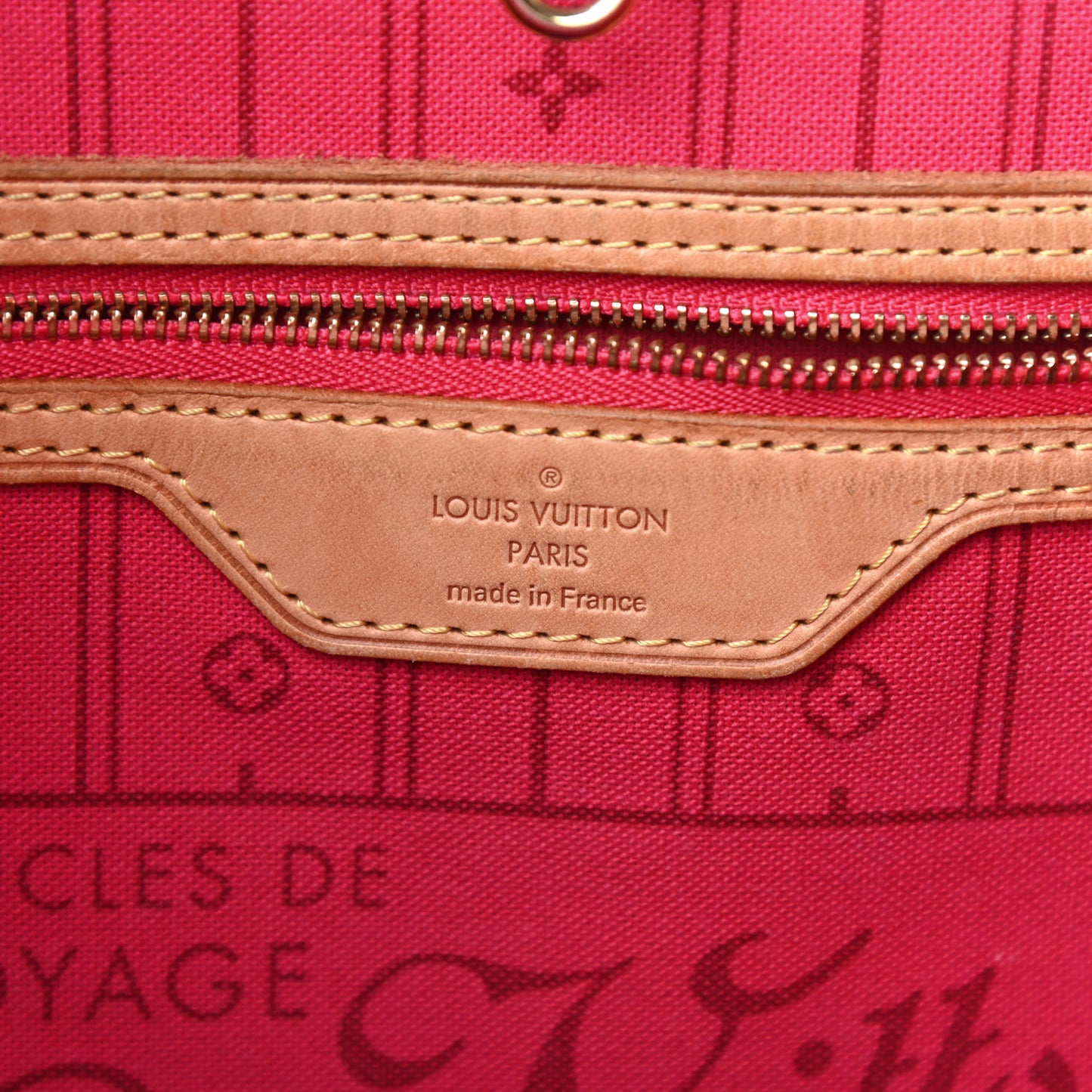 Monogram My LV Heritage Neverfull MM Fuchsia White