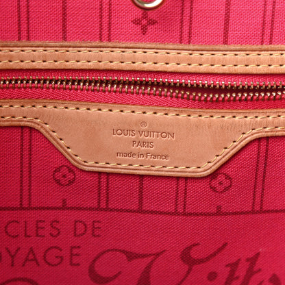 Louis Vuitton Monogram My LV Heritage Neverfull MM Fuchsia White 6 of 12