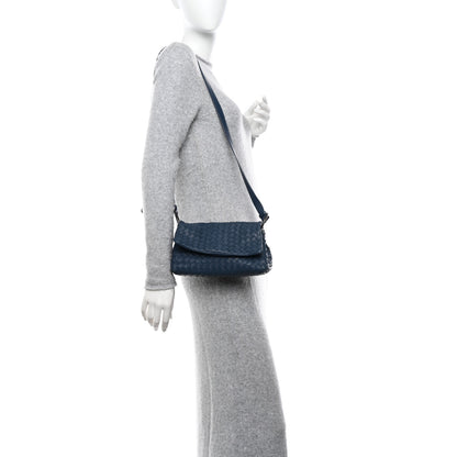 Bottega Veneta Nappa Intrecciato Crossbody Denim 2 of 9