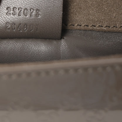 Gucci Patent Microguccissima Small Broadway Clutch Grey Field 7 of 7