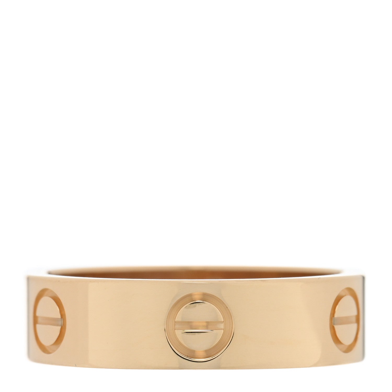 Cartier 18K Yellow Gold 5.5mm LOVE Ring 58 8.25 1 of 5