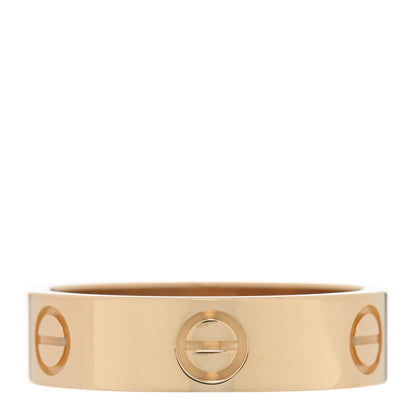 Cartier 18K Yellow Gold 5.5mm LOVE Ring 58 8.25 1 of 5