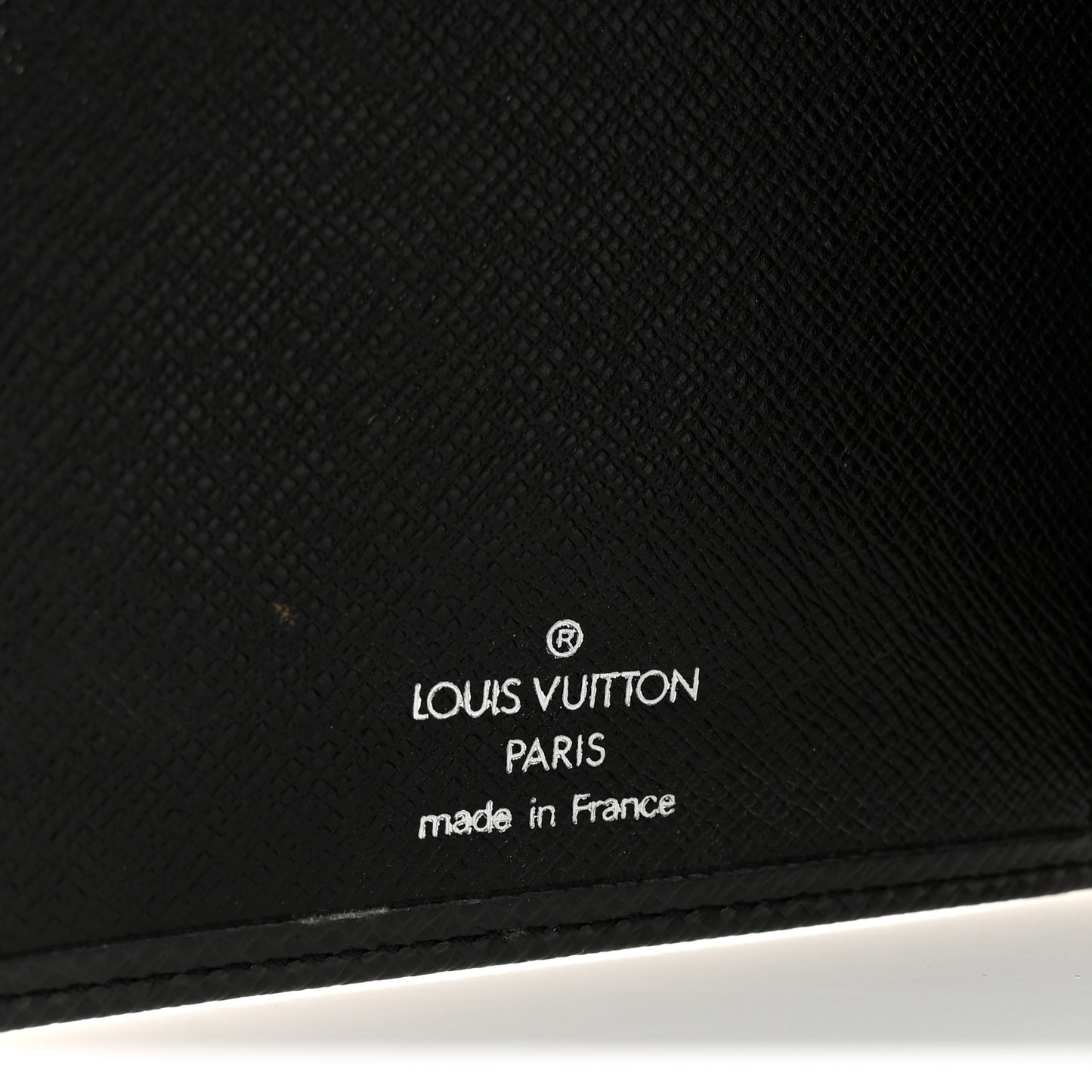 Taiga Checkbook Pocket Agenda Cover Ardoise