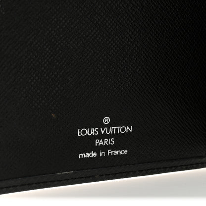 Louis Vuitton Taiga Checkbook Pocket Agenda Cover Ardoise 6 of 7