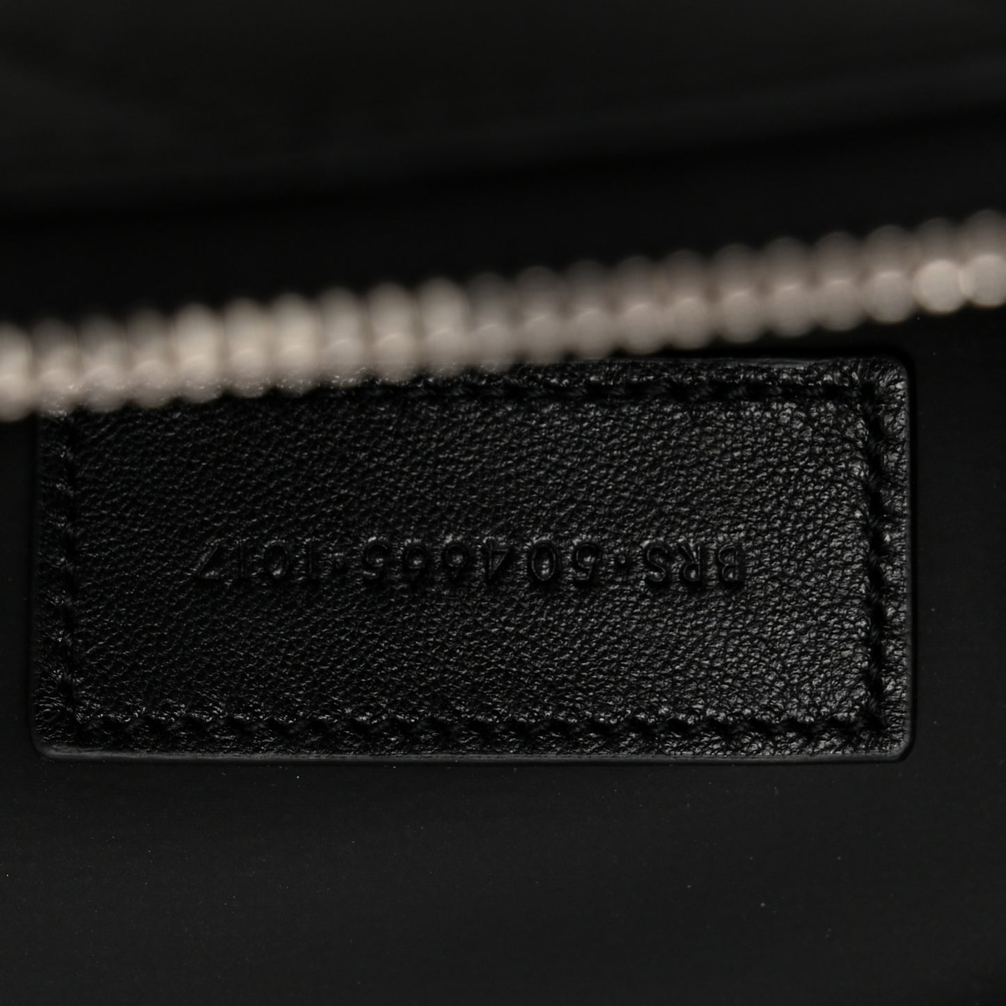 Lambskin Matelasse Cosmetic Case Black