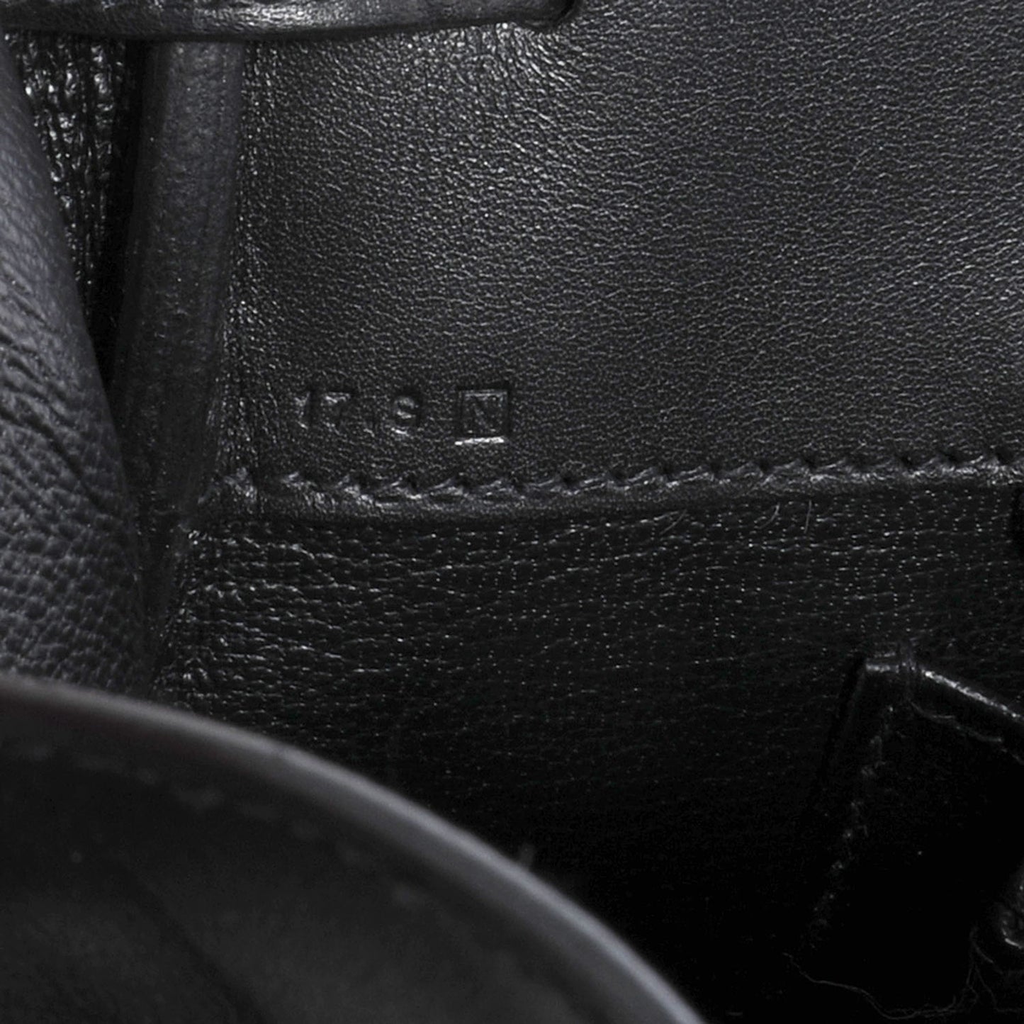 Evercalf Denim Birkin Shadow 40 Noir Bleu Marine