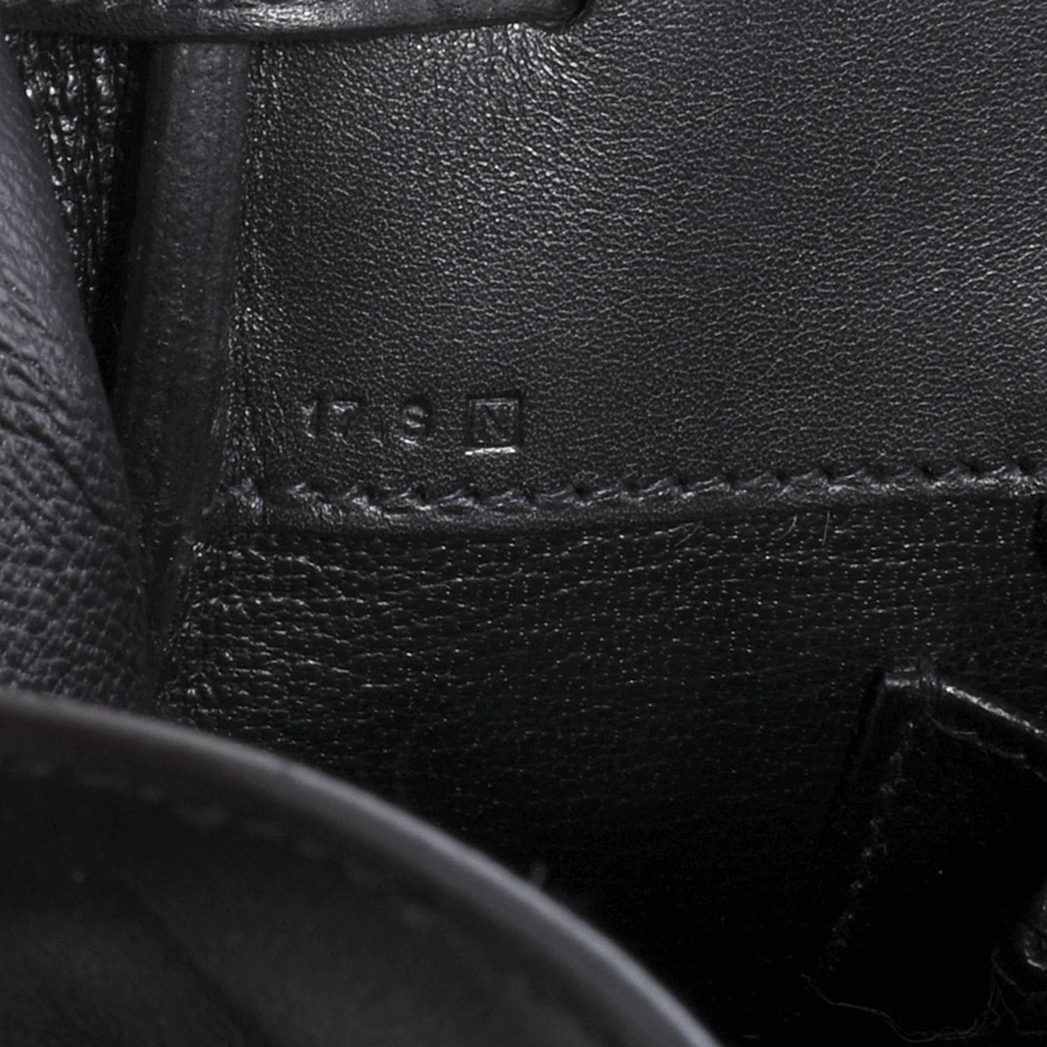 Hermes Evercalf Denim Birkin Shadow 40 Noir Bleu Marine 8 of 8