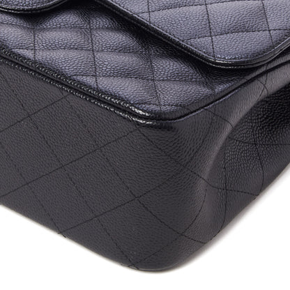 Chanel Caviar Quilted Jumbo Double Flap Black 5 of 10