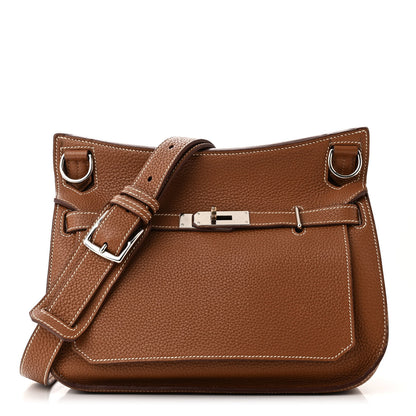 Hermes Taurillon Clemence Jypsiere 28 Gold 1 of 12
